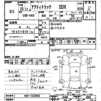 Honda ACTY TRUCK лот № 83 оценка R  с аукциона в Японии 4