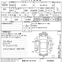 Toyota HARRIER лот № 10216 оценка R  с аукциона в Японии 10
