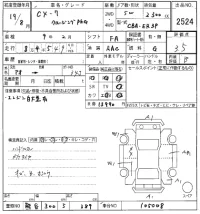 Mazda CX-7 лот № 2524 оценка 3.5  с аукциона в Японии 8