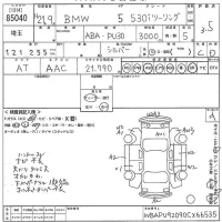 BMW 5-Series лот № 85040 оценка 3.5  с аукциона в Японии 10