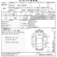 Toyota COROLLA CROSS лот № 85110 оценка R  с аукциона в Японии 10