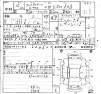 Mercedes-Benz E CLASS лот № 6152 оценка 3.5  с аукциона в Японии 6