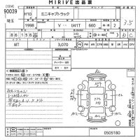 Mitsubishi MINICAB TRUCK лот № 90039 оценка 3.5  с аукциона в Японии 9