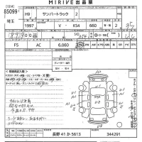 Subaru SAMBAR лот № 85099 оценка 3.5  с аукциона в Японии 9