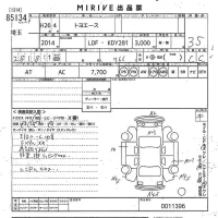 Toyota TOYOACE лот № 85134 оценка 3.5  с аукциона в Японии 10