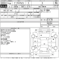 Toyota PRIUS ALPHA лот № 30551 оценка RA  с аукциона в Японии 11