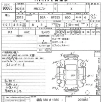 Suzuki MRWAGON лот № 90075 оценка 3.5  с аукциона в Японии 10