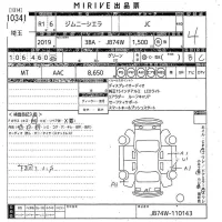 Suzuki JIMNY SIERRA лот № 10341 оценка 4  с аукциона в Японии 10