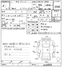 Toyota CAMRY лот № 2560 оценка 3.5  с аукциона в Японии 8