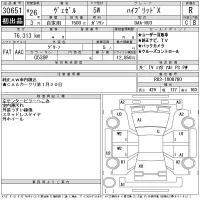 Honda VEZEL лот № 30651 оценка R  с аукциона в Японии 11