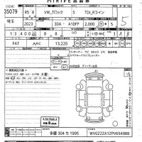 Volkswagen T-ROC лот № 35079 оценка 5  с аукциона в Японии 10