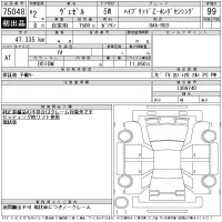 Honda VEZEL лот № 75048 оценка 99  с аукциона в Японии 8