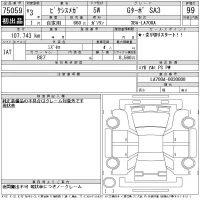 Toyota PIXIS MEGA лот № 75059 оценка 99  с аукциона в Японии 8