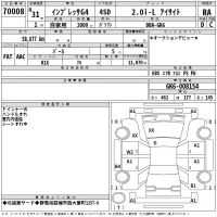 Subaru IMPREZA G4 лот № 70008 оценка RA  с аукциона в Японии 2