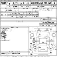 Daihatsu MOVE CANBUS лот № 73009 оценка R  с аукциона в Японии 2