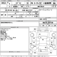 Suzuki EVERY лот № 3012 оценка RA  с аукциона в Японии 2