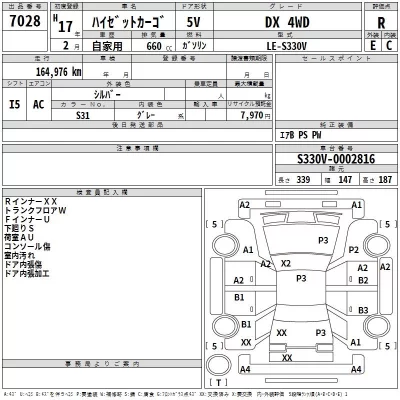 Daihatsu HIJET VAN  с аукциона в Японии