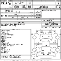 Toyota REGIUS ACE VAN лот № 85014 оценка R  с аукциона в Японии 2