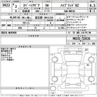 Suzuki SPACIA GEAR лот № 3022 оценка 4.5  с аукциона в Японии 2