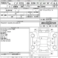 Mercedes-Benz E CLASS лот № 73015 оценка 4.5  с аукциона в Японии 2
