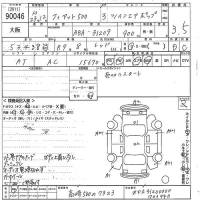 Fiat 500 лот № 90046 оценка 3.5  с аукциона в Японии 10