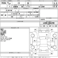 Daihatsu MIRA лот № 7036 оценка 3.5  с аукциона в Японии 2