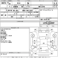 Daihatsu TANTO лот № 3073 оценка 3.5  с аукциона в Японии 2