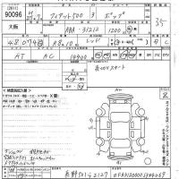 Fiat 500 лот № 90096 оценка 3.5  с аукциона в Японии 10