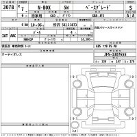 Honda N BOX лот № 3078 оценка S  с аукциона в Японии 2