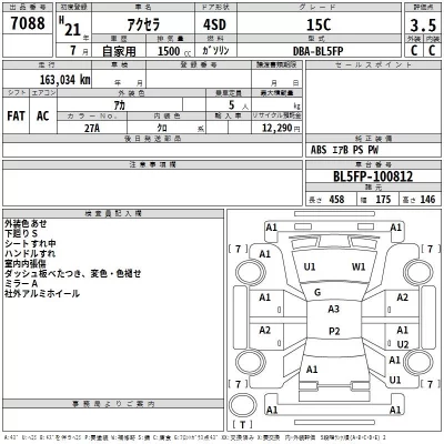 Mazda AXELA  с аукциона в Японии