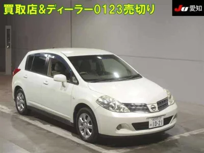 Nissan TIIDA  с аукциона в Японии