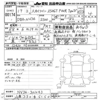 Nissan SKYLINE лот № 174 оценка 4  с аукциона в Японии 9