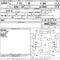 Toyota PRIUS лот № 22084 оценка 3.5  с аукциона в Японии 2