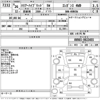 Toyota HARRIER лот № 7232 оценка 3.5  с аукциона в Японии 2