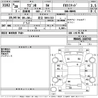 Suzuki WAGON R лот № 3182 оценка 3.5  с аукциона в Японии 2