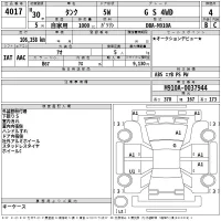 Toyota TANK лот № 4017 оценка 4  с аукциона в Японии 2