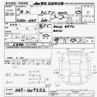 Honda ACTY TRUCK лот № 35191 оценка R  с аукциона в Японии 9