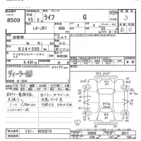 Honda LIFE лот № 8509 оценка 3  с аукциона в Японии 5