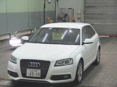 Audi A3  с аукциона в Японии