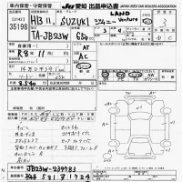 Suzuki JIMNY лот № 35198 оценка 3  с аукциона в Японии 9