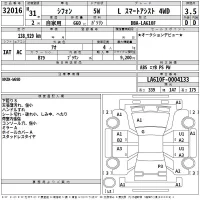 Subaru CHIFFON лот № 32016 оценка 3.5  с аукциона в Японии 2