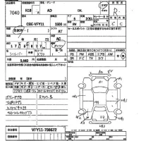 Nissan AD лот № 7040 оценка R  с аукциона в Японии 2