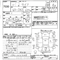 Honda LIFE лот № 7030 оценка RA  с аукциона в Японии 4