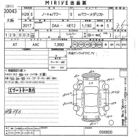 Nissan NOTE лот № 30043 оценка 3.5  с аукциона в Японии 10