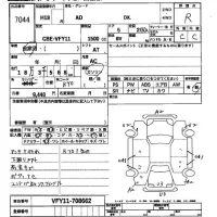 Nissan AD лот № 7044 оценка R  с аукциона в Японии 2