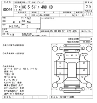 Mazda CX-5 лот № 36 оценка 3.5  с аукциона в Японии 6
