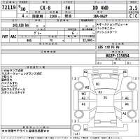 Mazda CX-8 лот № 72119 оценка 3.5  с аукциона в Японии 2