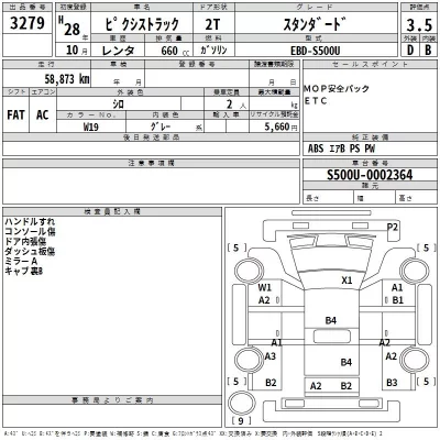Toyota PIXIS TRUCK  с аукциона в Японии