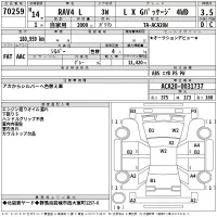 Toyota RAV4 лот № 70259 оценка 3.5  с аукциона в Японии 2