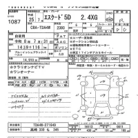 Suzuki ESCUDO лот № 1087 оценка R  с аукциона в Японии 7